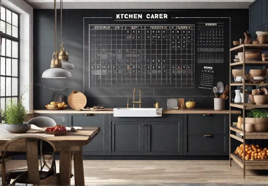 A bright and airy kitchen with a large