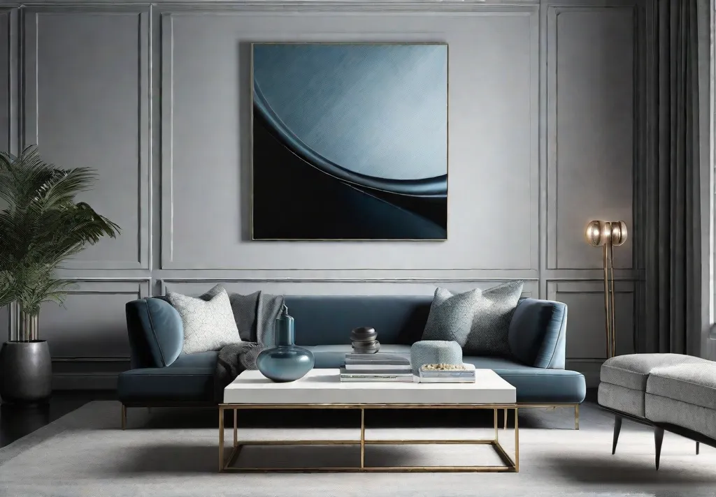 A glimpse into a modern minimalist living room