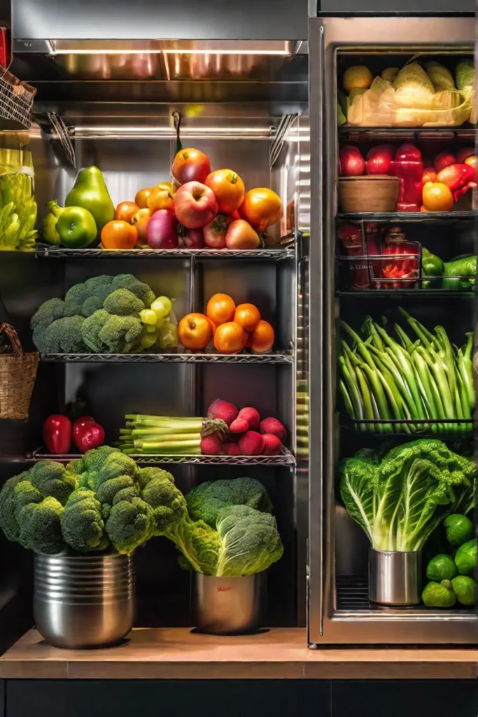 An energyefficient compact refrigerator with a stainless steel finish fitting perfectly into