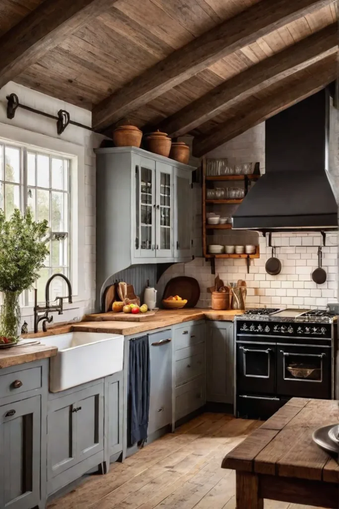 Cozy farmhouse kitchen