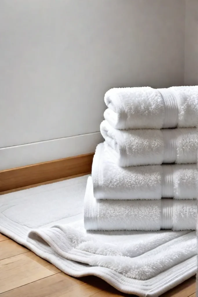 Luxury towels and bathmats