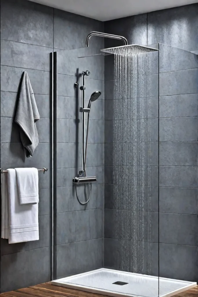 Upgraded shower experience