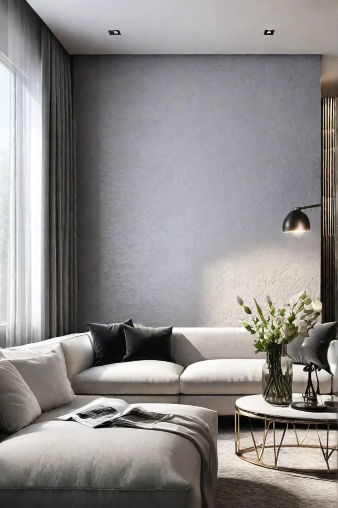 Affordable textured wallpaper ideas for living rooms