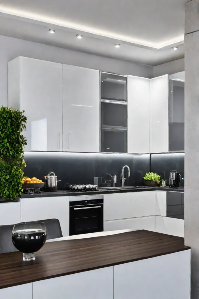 Ecofriendly kitchen design with energyefficient lighting choices
