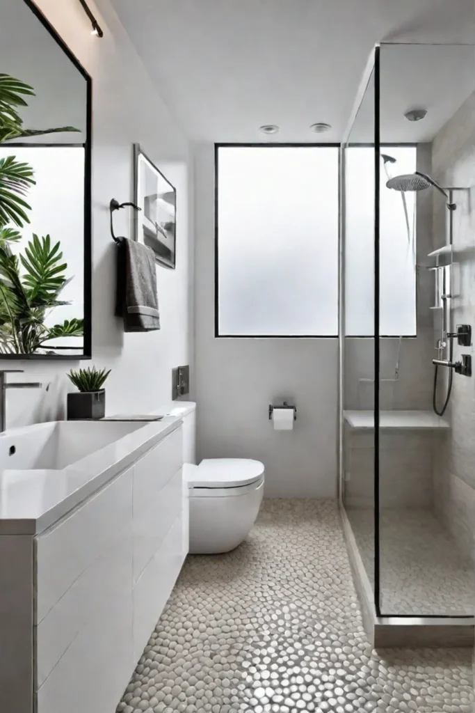 Efficient and stylish bathroom