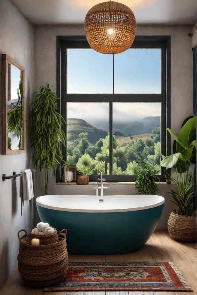 Industrial modern bathroom