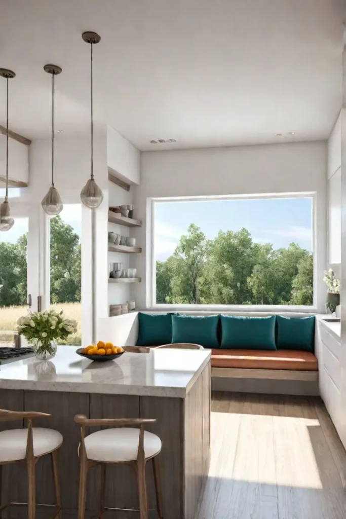 Kitchen with breakfast nook