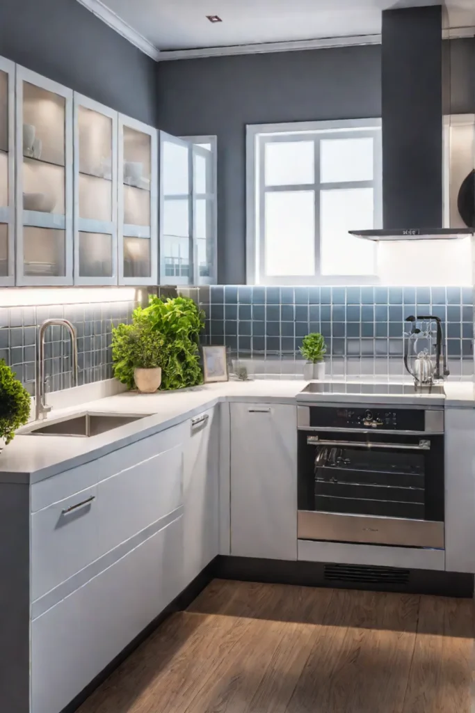 Kitchen with vintage and modern elements