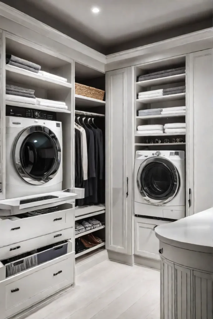 Laundry room with customized cabinetry