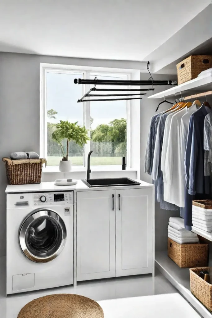 Laundry room with drying solutions