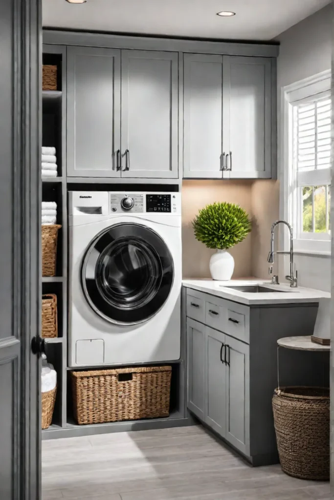 Laundry room with enhanced functionality