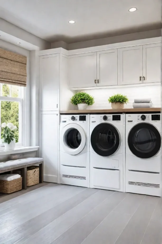 Laundry room with stylish and functional storage