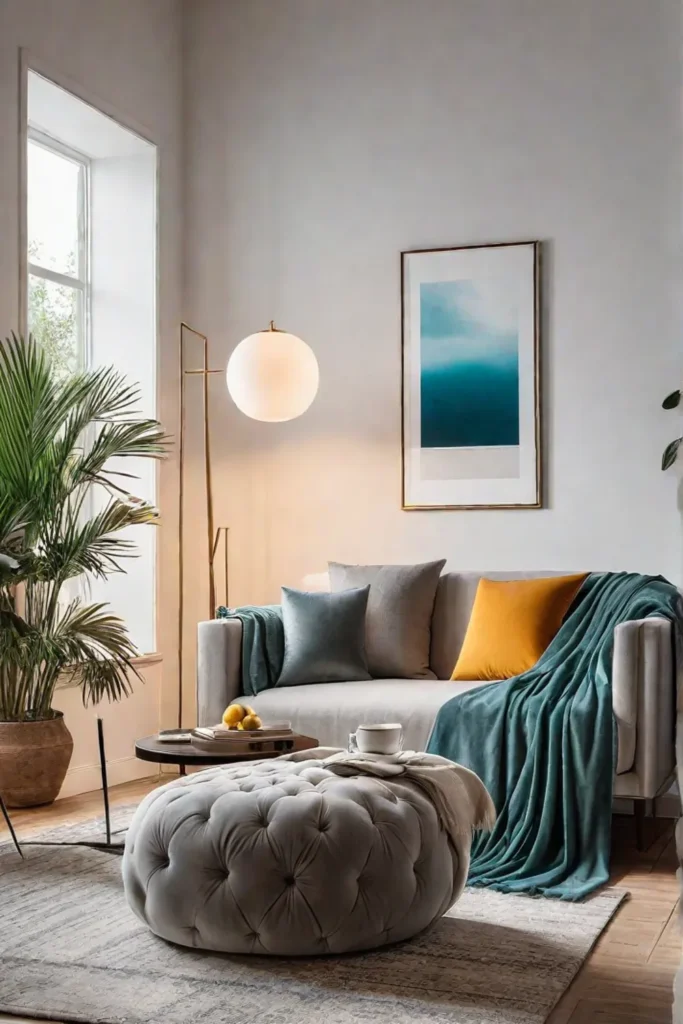 Living room designed for relaxation