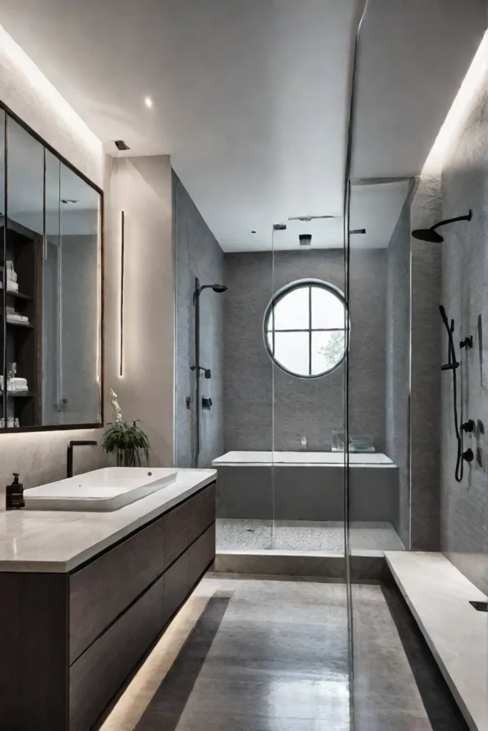 Luxurious and relaxing bathroom