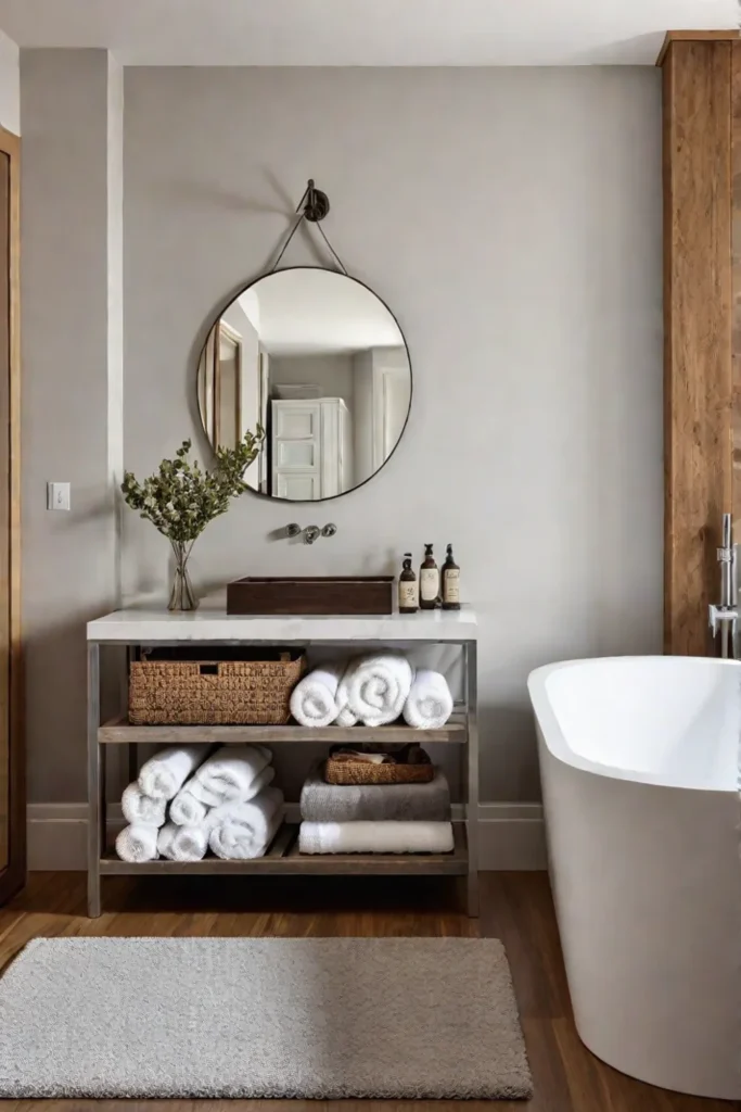 Relaxing and inviting bathroom