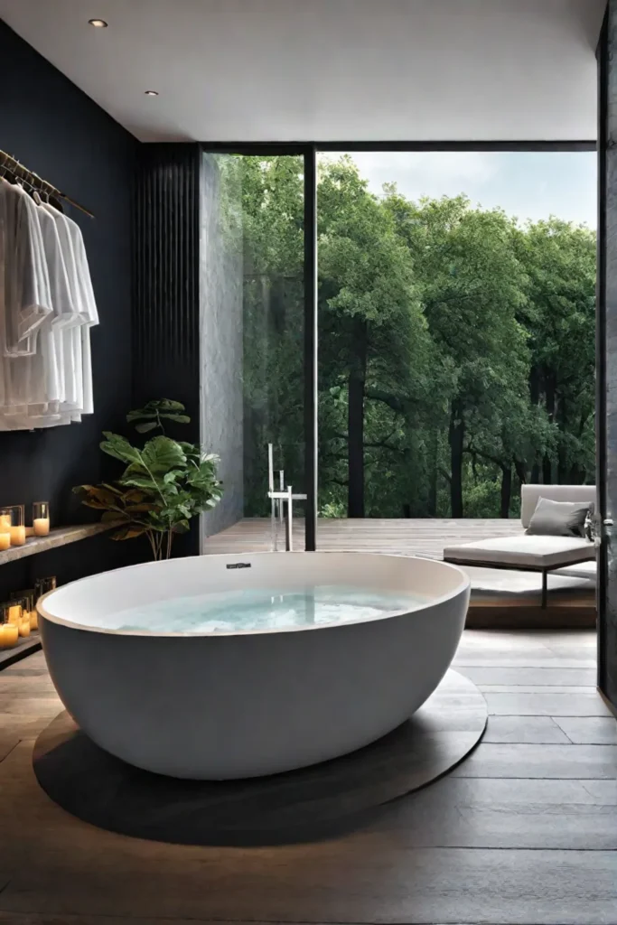 Smart modern bathroom