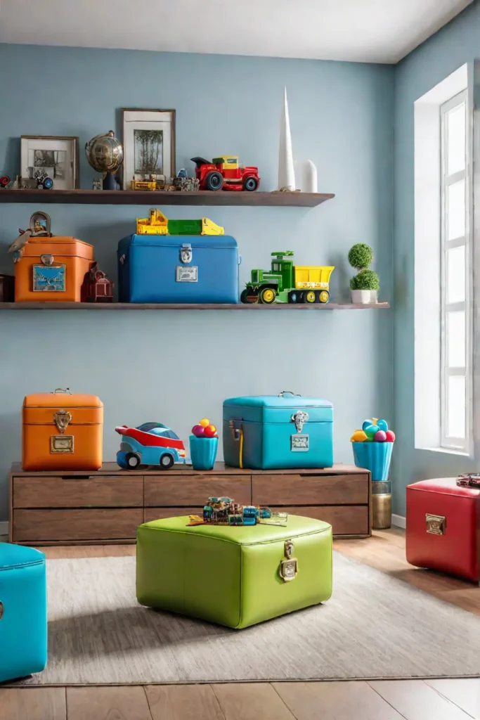 Toy storage with personality and style