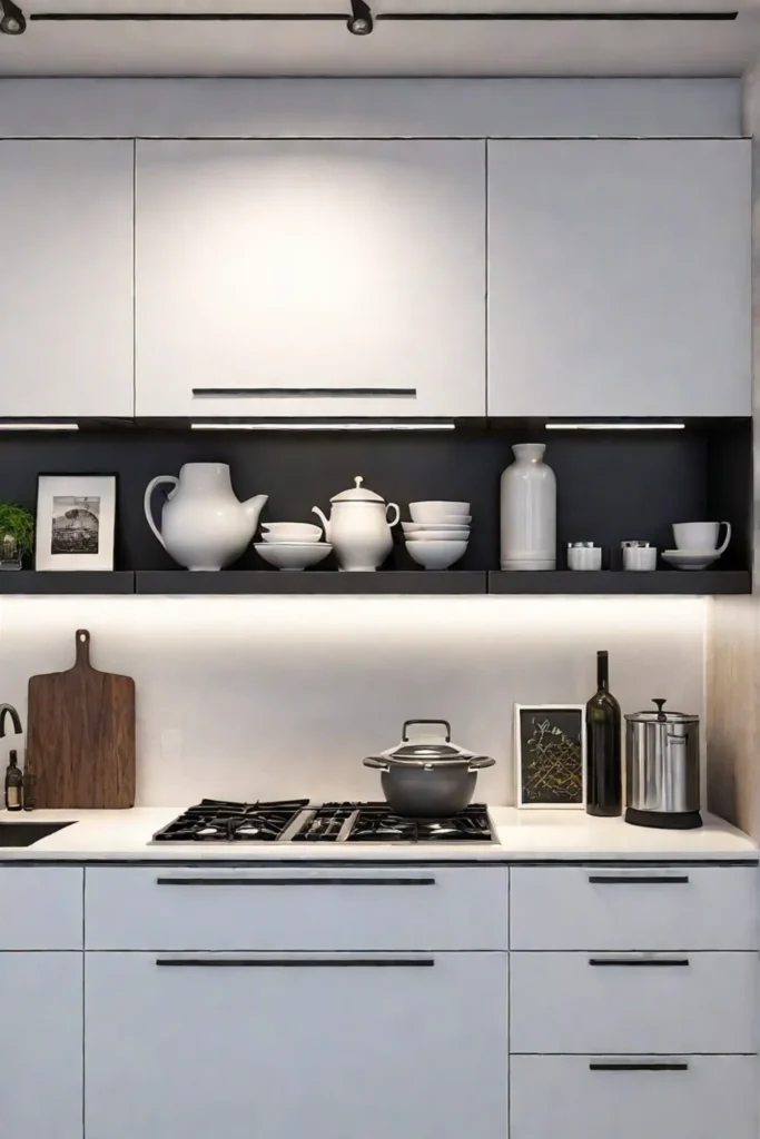 Balance of functionality and aesthetics in kitchen storage