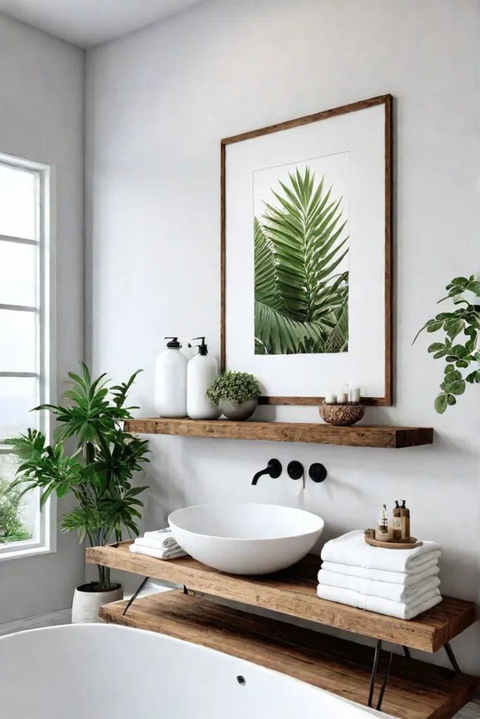 Bathroom gallery wall ideas with affordable prints