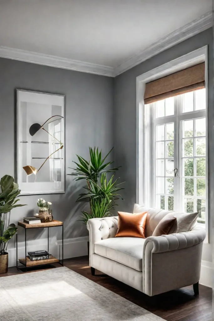 Bright and airy reading nook with natural light