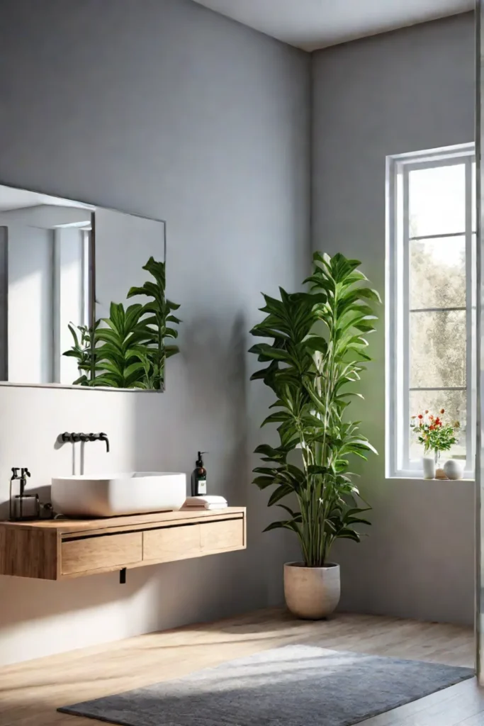 Minimalist bathroom design