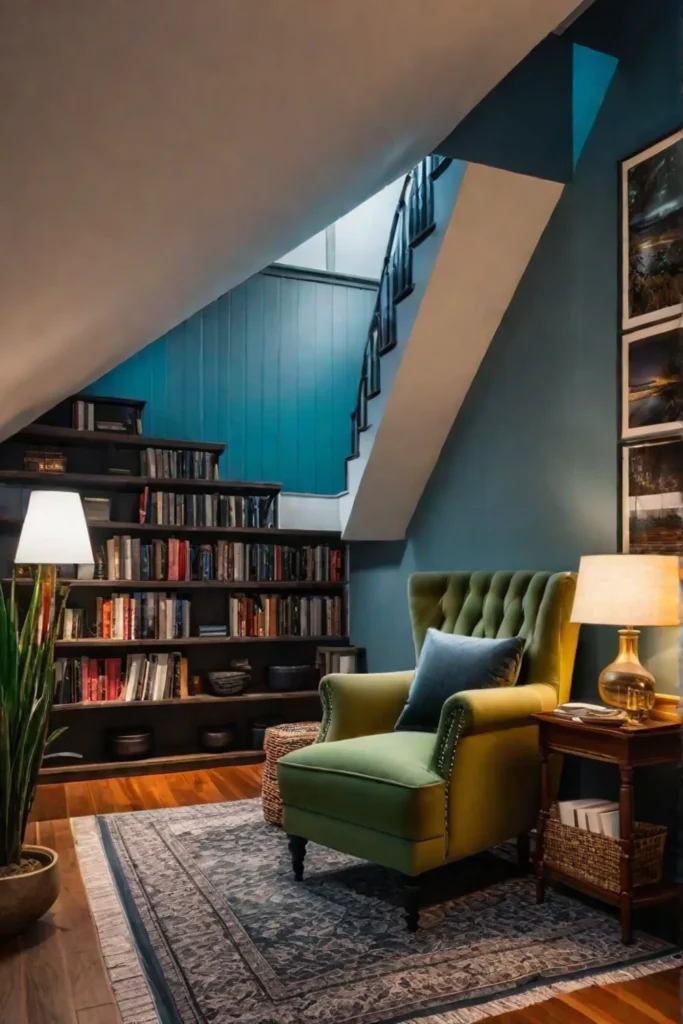 Secret reading haven under the stairs