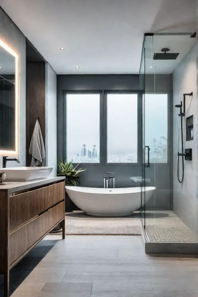 Affordable luxury bathroom design