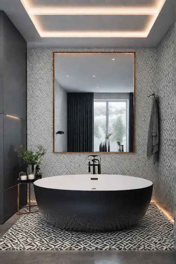 Bathroom design with bold personality