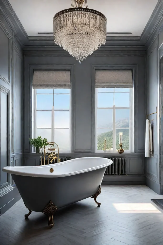 Classic bathroom with luxurious touches