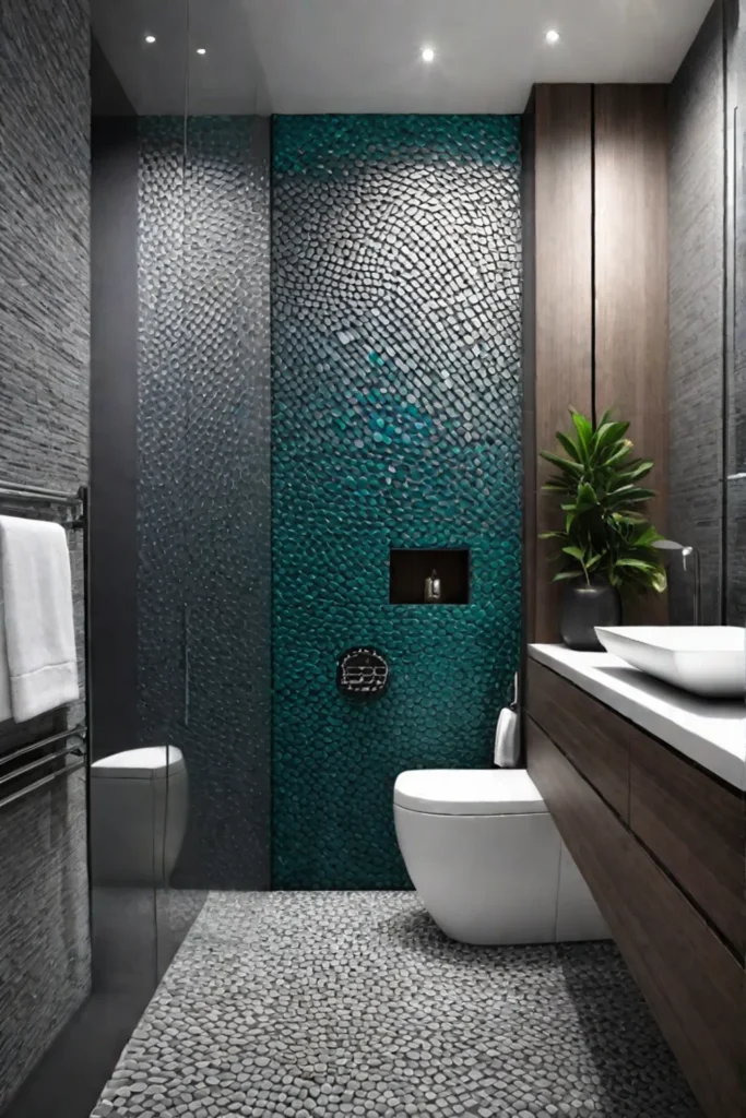 Contemporary bathroom tile design