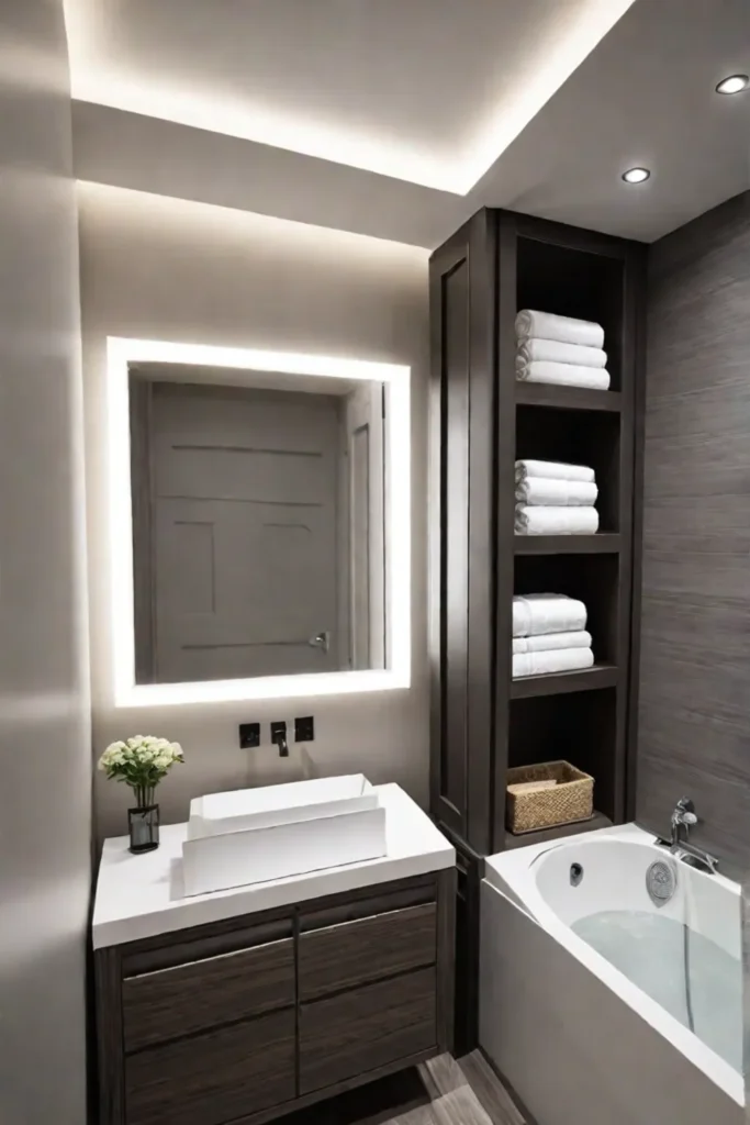 Maximizing space with overthetoilet storage