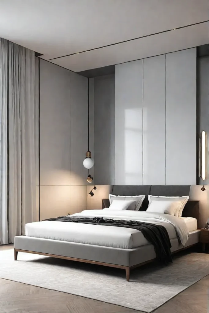 Modern Bedroom with Monochromatic Palette