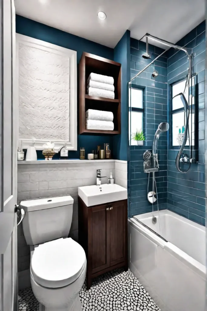 Practical storage solutions for small bathrooms