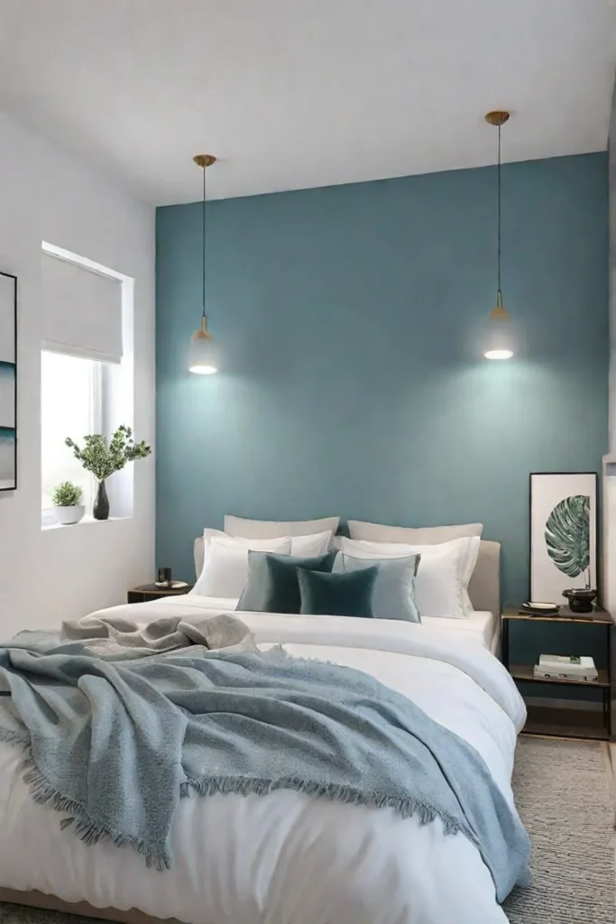 Serene bedroom with minimal distractions