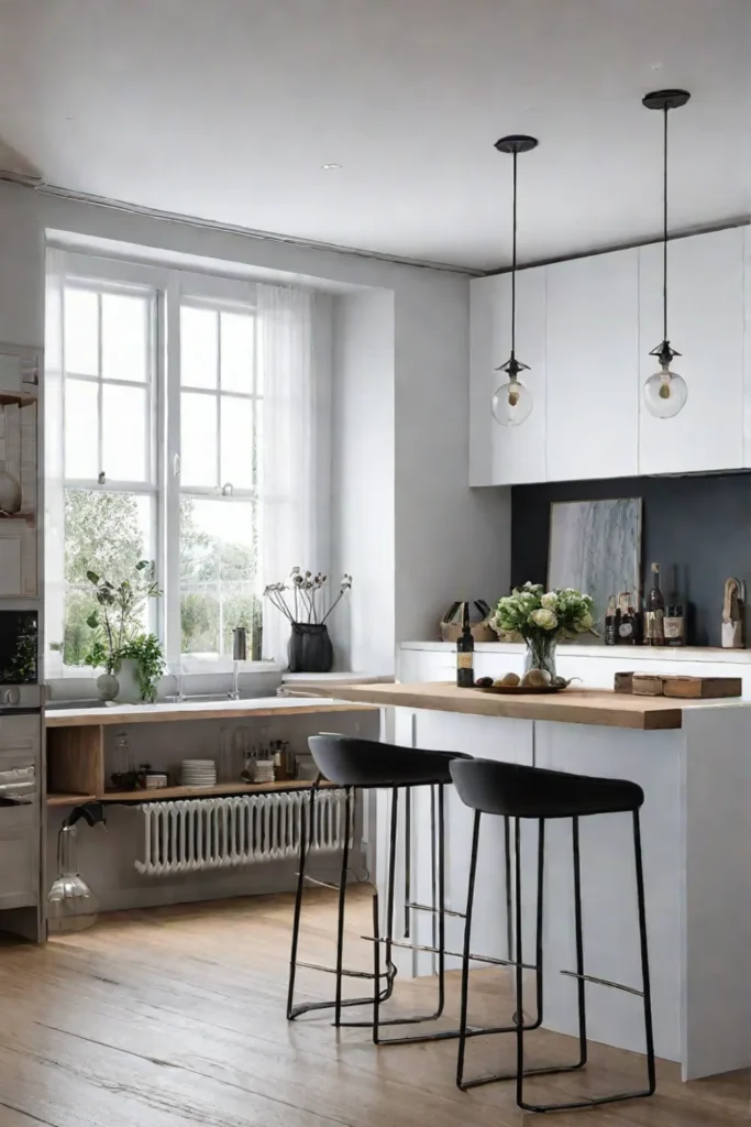 Bright and airy kitchen with functional design