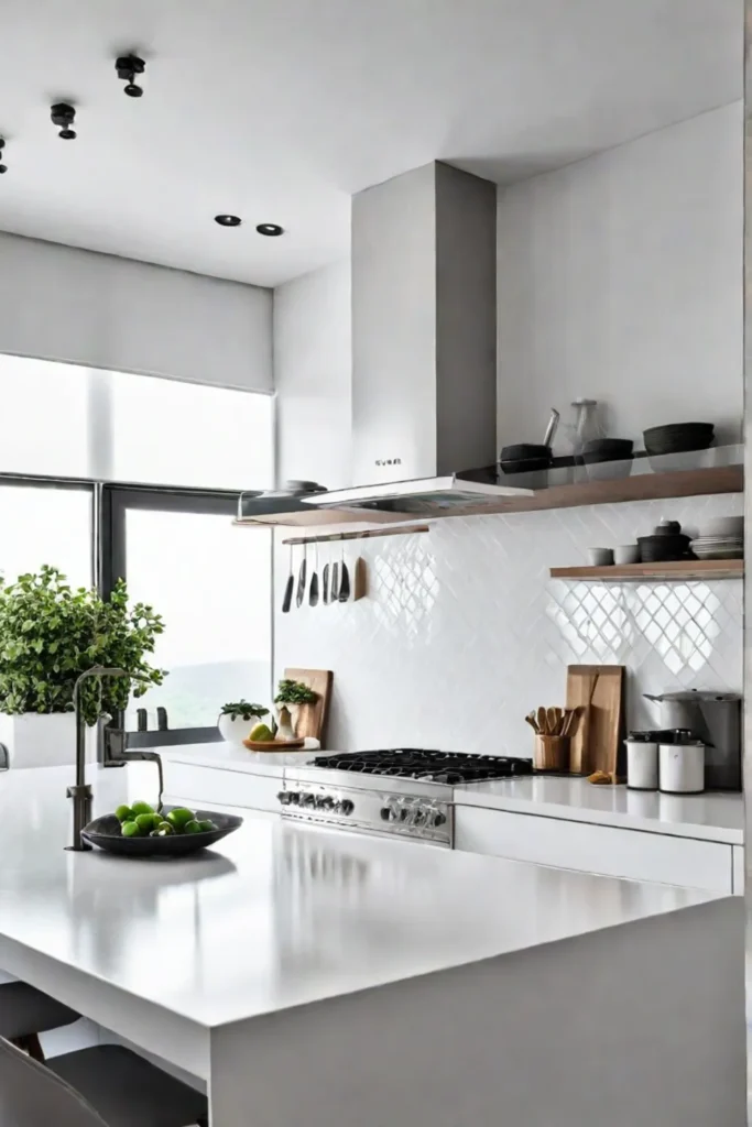 Bright and airy small kitchen