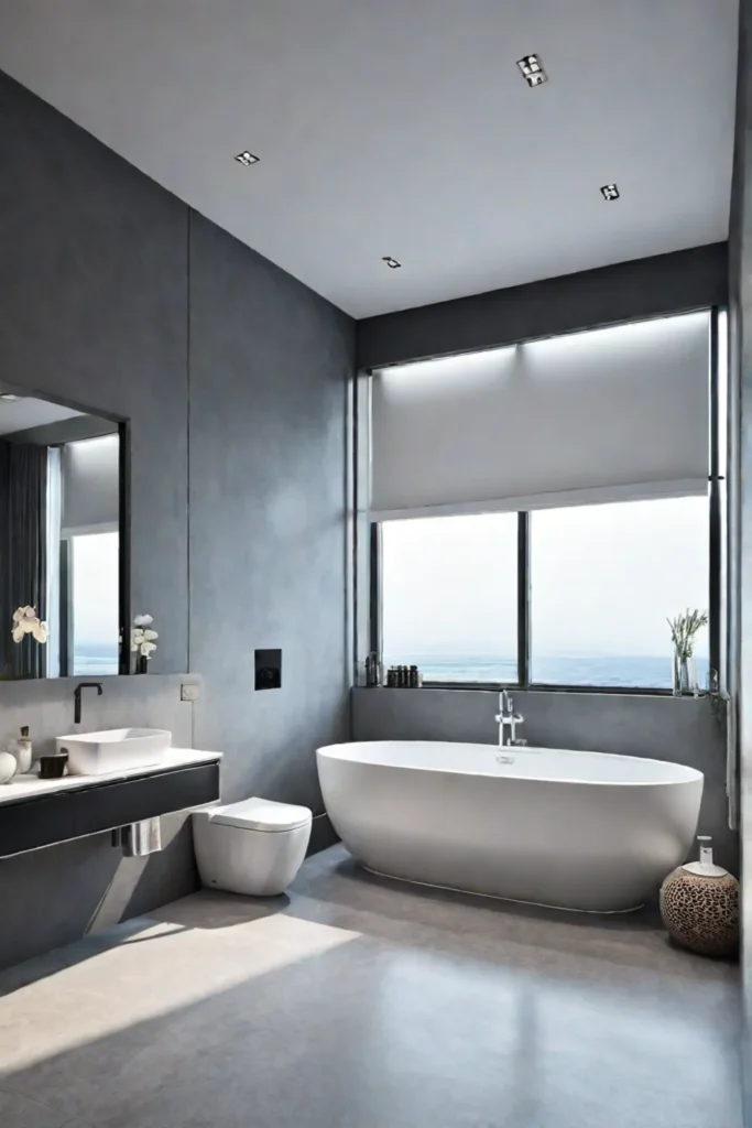 Bright and spacious small bathroom