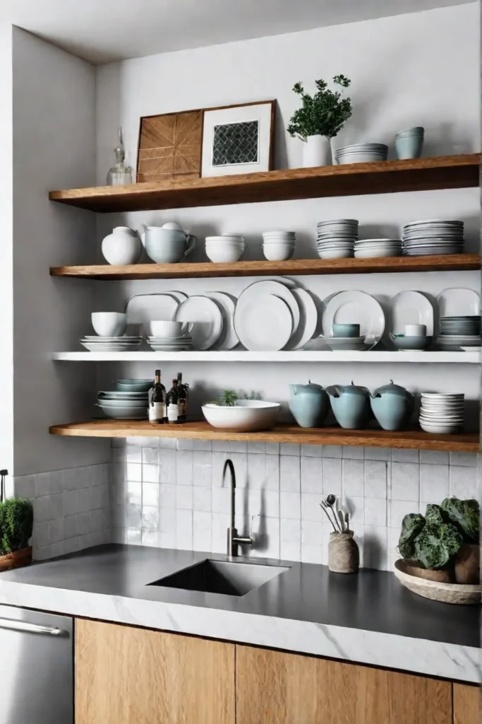 Budgetfriendly kitchen remodel white quartz countertop