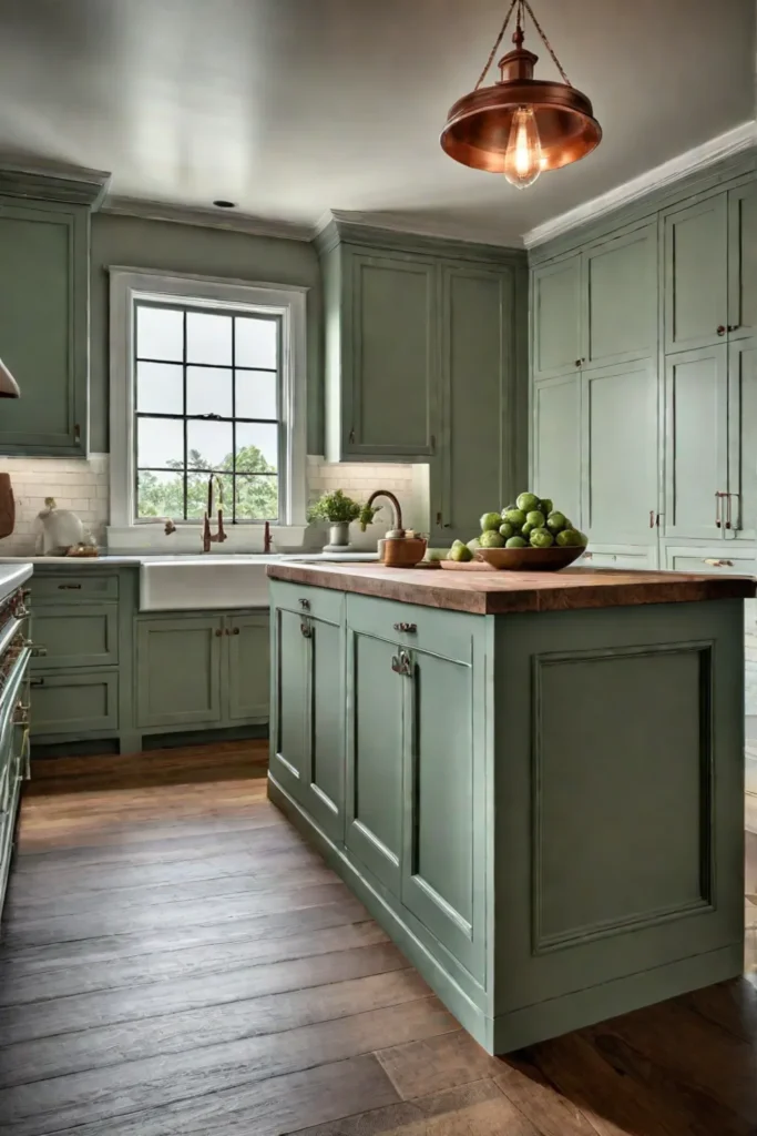 Color Palette Generator kitchen sage green copper accents