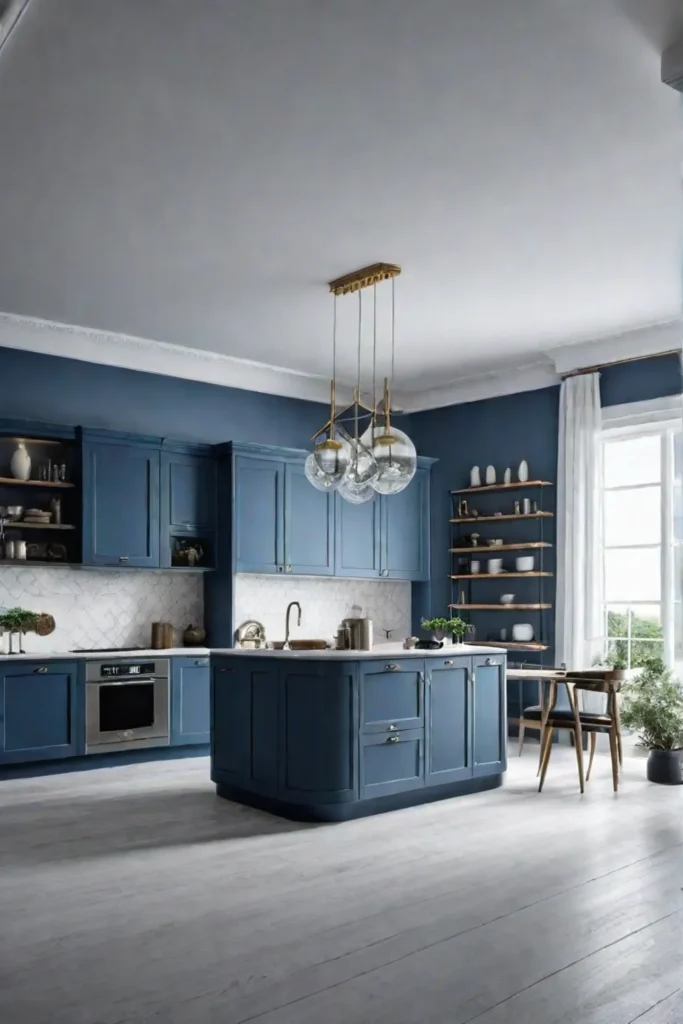 Monochromatic color palettes for small kitchens