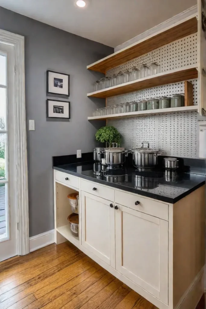 Organized and functional small kitchen design