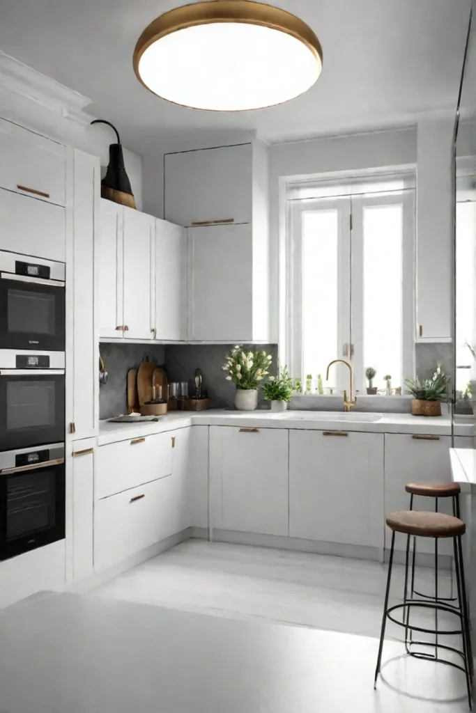 Organized and tidy small kitchen