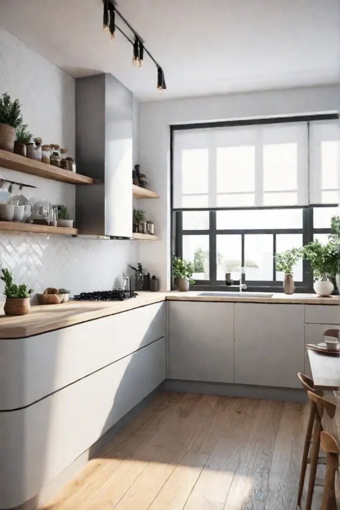 Simple and functional kitchen with minimalist design