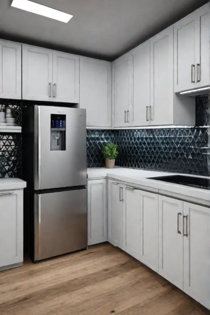 Small kitchen ideas budget renovation stylish backsplash