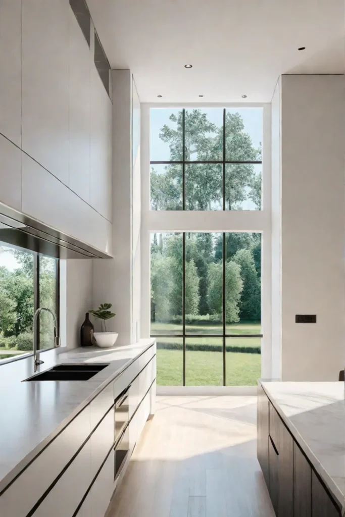 Small kitchen with natural light