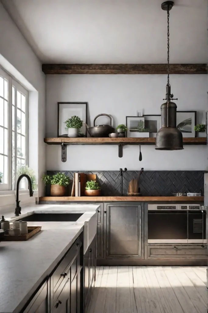 Sustainable kitchen design reclaimed wood salvaged materials